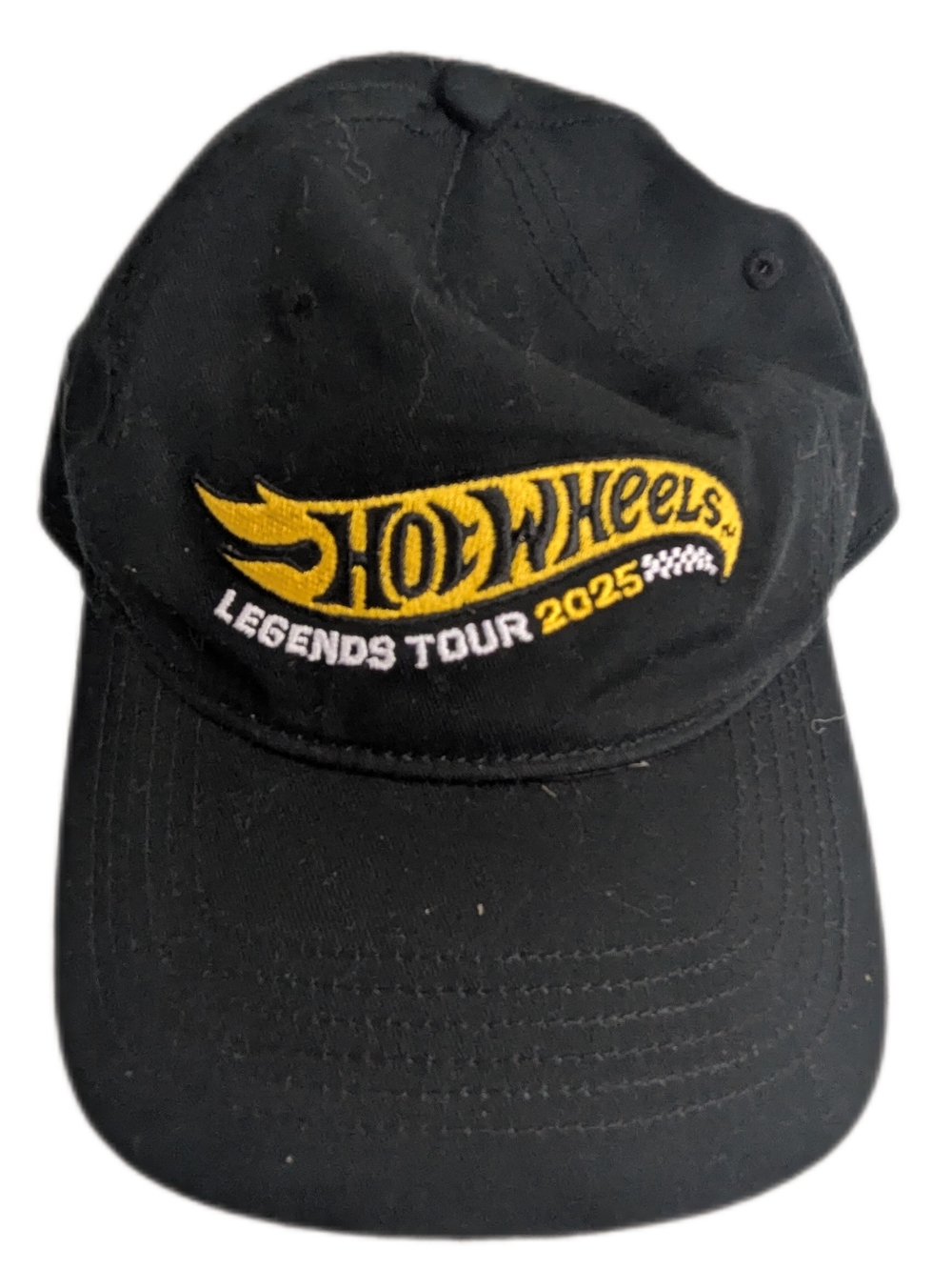 Hot Wheels Legends Tour 2025 Black Baseball Cap With Adjustable Strap